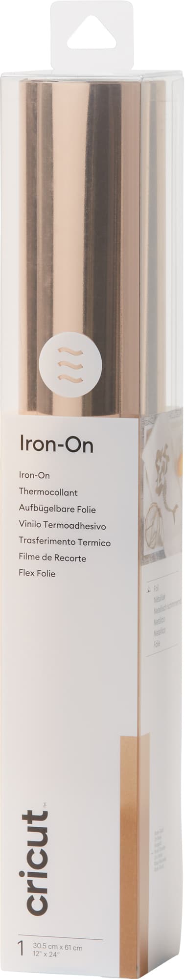 Cricut Foil Iron-On rull 30 x 60 cm (rosegull)