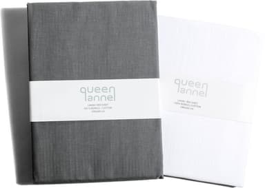 Queen Anne Dra-På-Lakan Grå 90X200 Qa