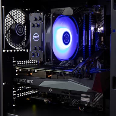 PCSpecialist Tornado RS50 R5/16/1000/RTX3060Ti stasjonær gaming-PC