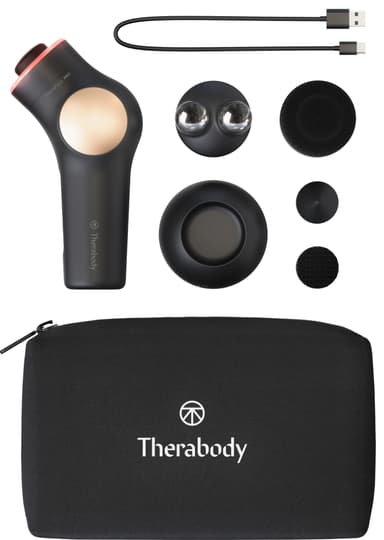 TheraFace Pro ansiktsapparat fra Therabody (sort&rosegull)