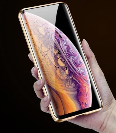 INF iPhone 7/8 Plus deksel med skjermbeskytter Gull