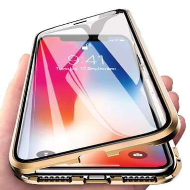 INF iPhone 7/8 Plus deksel med skjermbeskytter Gull