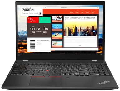Lenovo ThinkPad T580 15,6" bærbar PC (sort)