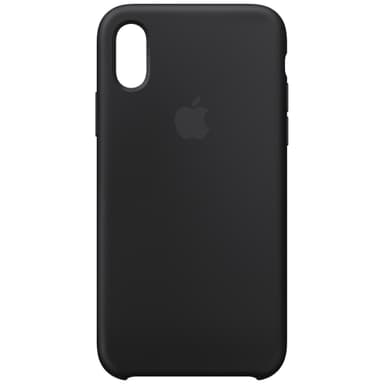 iPhone Xs silikondeksel (sort)