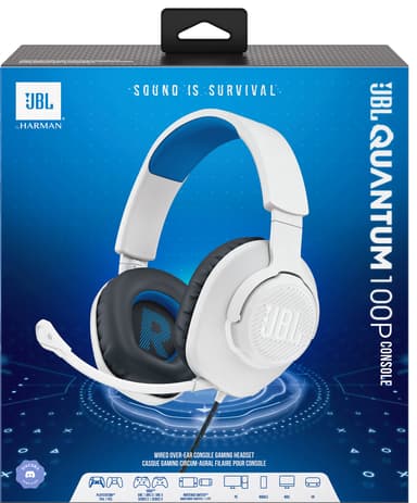 JBL Quantum 100X gaming headset til konsoll PS Edition)