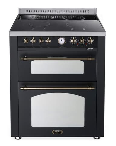 Lofra Komfyr - Dolce Vita 70 cm (2 ovner) (Svart/Bronse) Induksjon
