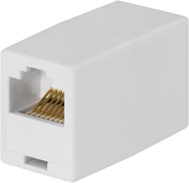 deltaco Modular connector 8P / 8C, unshielded, RJ45, white