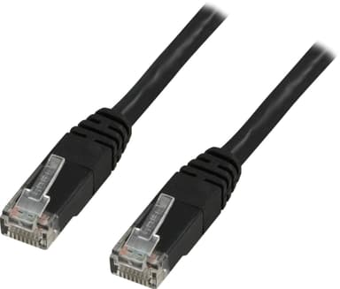 deltaco U/UTP Cat6 patch cable 3m, black