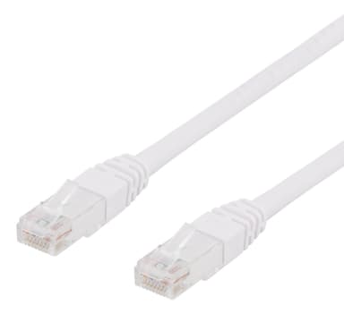 deltaco U/UTP Cat6 patch cable 25m 250MHz Deltacertified LSZH white