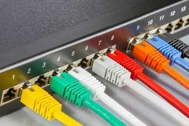 deltaco F/UTP Cat6 patch cable, 0.5m, 250MHz, Delta-certified, LSZH
