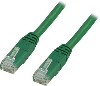 DELTACO UTP Cat5e patchkabel 2m, grønn