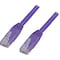 deltaco U/UTP Cat6 patch cable 0.3m, purple