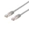 deltaco U/FTP Cat6a patch cable, LSZH, 1m, grey