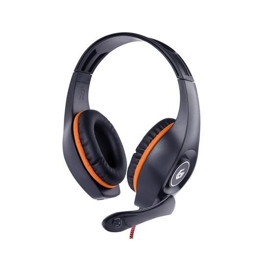 Gembird Gaming-headset med volumkontroll GHS-05-O Innebygd mikrofon, oransje/svart, kablet, over-ear