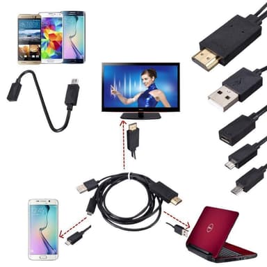 Micro USB til HDMI-adapter