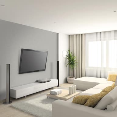 Barkan 3-i-1-kombinasjon: Flat/buet TV-veggfeste + skjermrenser + HDMI-kabel CM310+ veggfeste, tilt, 29-65 ", maks vekt (kapasitet) 50 kg, svart