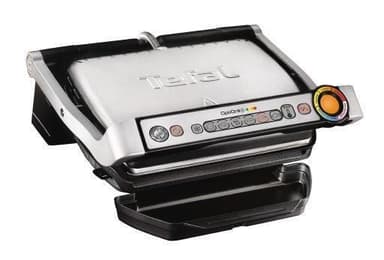 TEFAL Elektrisk grill GC712D34 Kontakt, 2000 W, sølv