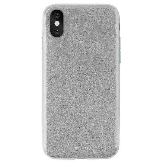 Puro iPhone X shine deksel (sølv)