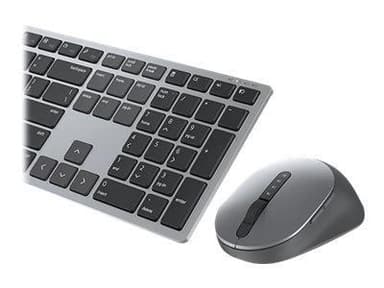 Dell Premier Multi-Device Keyboard and Mouse KM7321W Wireless, Wireless (2,4 GHz), Bluetooth 5.0, Batterier inkludert, US International (QWERTY), Titangrå