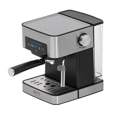 Camry Espresso og Cappuccino Kaffemaskin CR 4410 Pumpetrykk 15 bar, Innebygd melkeskummer, Drypp, 850 W, Svart/Rustfritt stål