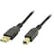 DELTACO USB 2.0 kabel Type A-Type B output,2m,svart