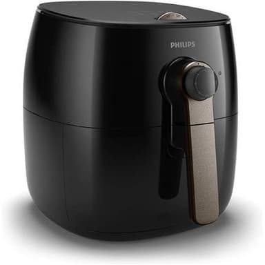 Philips Viva Collection Airfryer HD9721/10 Power 1500 W, Kapasitet 0,8 L, Twin TurboStar -teknologi, Svart