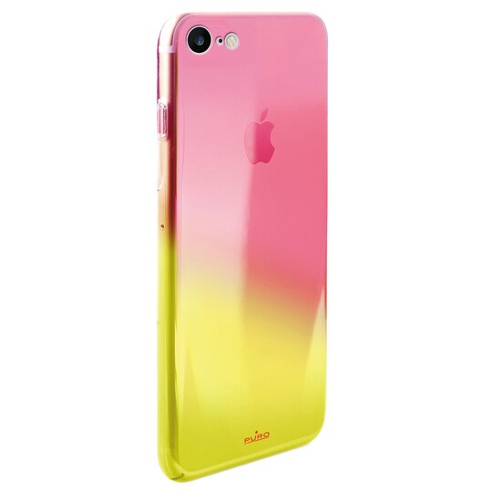 Puro iPhone 6/7/8/SE Gen. 2 hologram crystal deksel (oransje)