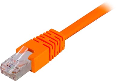 deltaco F/UTP Cat6 patch cable, LSZH, 0.5m, orange