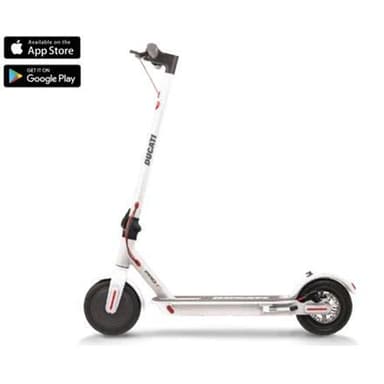 Ducati merket elektrisk scooter PRO-I, 350 W, 8,5 ", 25 km/t, hvit