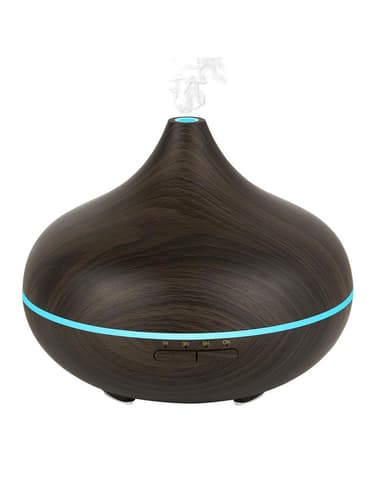 Ultralydsfukter med aromalampe 500 ml mørkebrun