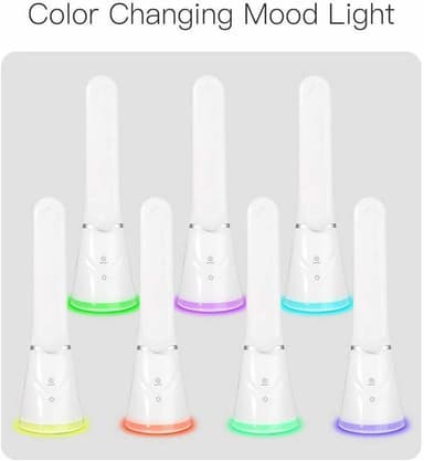 Multifunksjonell LED-bordlampe med display og dimmer