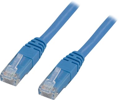 U/UTP Cat6 patch cable 0.75m, blue
