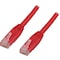 deltaco U/UTP Cat6 patch cable, LSZH, 1.5m, red