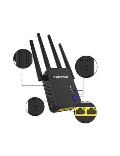 WiFi repeater - signalforsterker 1200 Mbps