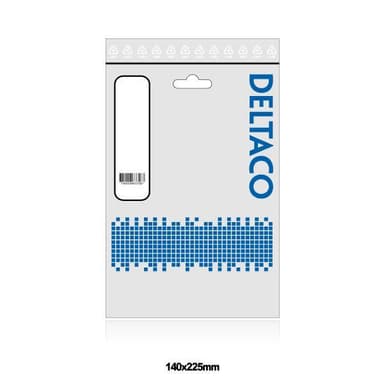 deltaco S/FTP Cat6a patch cable 0.3m 500MHz Deltacertified LSZH grey
