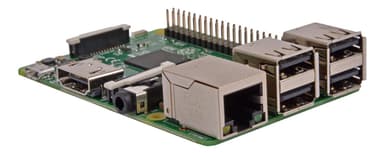 Raspberry Pi 3 Model B, Ethernet, Bluetooth, wifi, 1 GB RAM