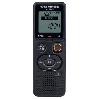 Olympus Digital Voice Recorder VN-541PC Svart, WMA, segmentskjerm 1,39',