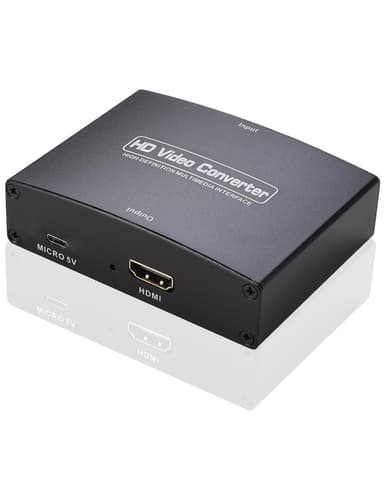 Omformer fra analog utgang (YPbPr) til HDMI