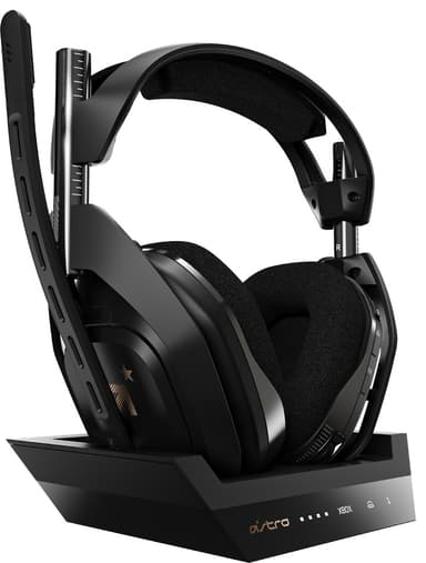 Astro A50 trådløst gaming headset og Astro A50 basestasjon