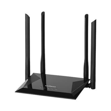Edimax AC1200 Wi-Fi 5 Dual-Band ruter BR-6476AC 802.11ac, 867+300 Mbit/s, 10/100 Mbit/s, Ethernet LAN (RJ-45) porter 4, Antennetype Fast rundstråleantenne