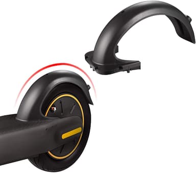 INF Ninebot Max G30 sprutbeskyttelse bak Sort