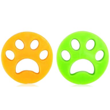 Pelsfjerner for klær - fjerner hunde-/kattehår Grønn/Gul 2-pack