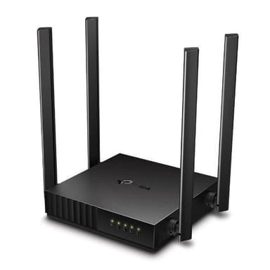 TP-LINK Dual Band Router Archer C54 802.11ac, 300+867 Mbit/s, 10/100 Mbit/s, Ethernet LAN (RJ-45) porter 4, MU-MiMO Ja, Antennetype 4xFixed