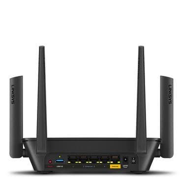 Linksys Tri-Band Wi-Fi Mesh Router MR9000 802.11ac, 1733+867+400 Mbit/s, 10/100/1000 Mbit/s, Ethernet LAN (RJ-45) porter 4, Antennetype 4xEkstern, 1 x USB 3.