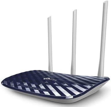 TP-LINK AC750 trådløs dobbeltbåndsruter EC120-F5 802.11ac, 433+300 Mbit/s, 10/100 Mbit/s, Ethernet LAN (RJ-45) porter 4, Antennetype 3xExternal