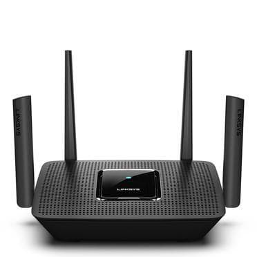 Linksys Tri-Band Wi-Fi Mesh Router MR9000 802.11ac, 1733+867+400 Mbit/s, 10/100/1000 Mbit/s, Ethernet LAN (RJ-45) porter 4, Antennetype 4xEkstern, 1 x USB 3.