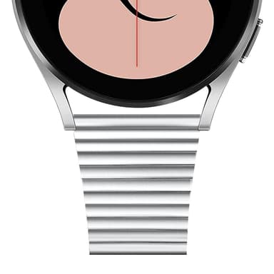 Samsung Galaxy Watch 4 armbånd i rustfritt stål sølv