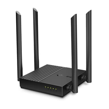 TP-LINK AC1200 Trådløs MU-MIMO Wi-Fi-ruter Archer C64 802.11ac, 867+400 Mbit/s, Ethernet LAN (RJ-45) porter 4, MU-MiMO Ja, Antennetype 4 x Fast
