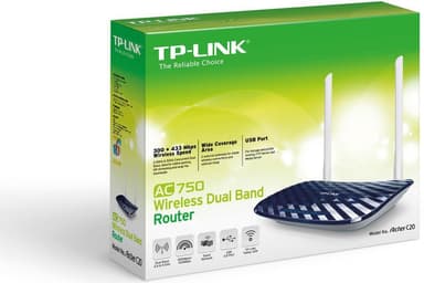 TP-Link Archer C20 AC750 Dual Band Wireless Router