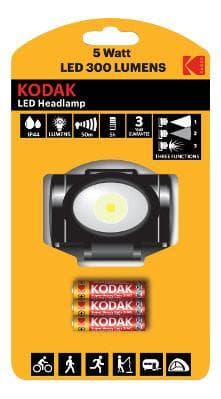 KODAK LED Hodelykt 300lm inkl.3xAAA